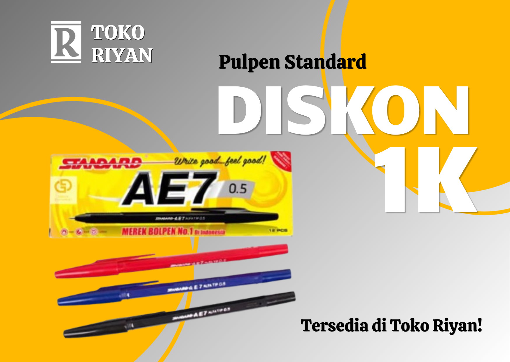 Promo Diskon Pulpen Standard!